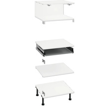 Sestava nábytku se zásuvkou a nožičkami pro vlastní montáž