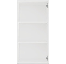 Otevřená koupelnová skříňka se třemi policemi