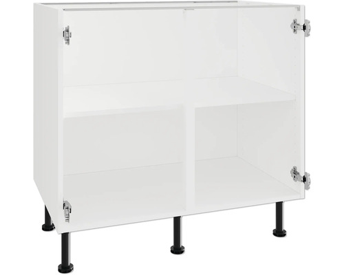 Spodní skříňka se dvěma přihrádkami a černýma nohama