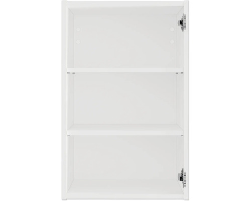 Vnitřní uspořádání koupelnové skříňky s policemi