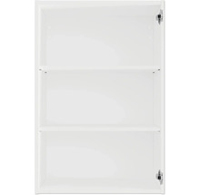 Otevřená koupelnová skříňka s policemi