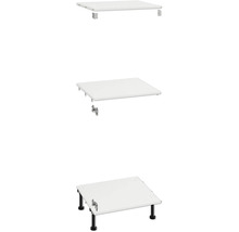 Deska umyvadla s různými možnostmi montáže