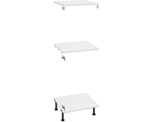 Deska umyvadla s různými možnostmi montáže