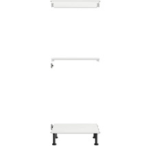 Stolová konstrukce s nastavitelnýma nohama pro e-shop Hornbach