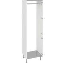 Šatní skříň s šatní tyčí a nožičkami