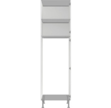 Otevřená koupelnová vysoká skříňka s policemi