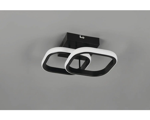 LED stropní svítidlo TRIO RE R63531932 KASIA 7 W 800 lm 3000 K černé LED stropní svítidlo se dvěma čtvercovými prvky
