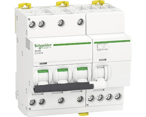 Proudový chránič Schneider Electric AMA9DC3720 Acti9 iCV40N 3P+N 20A C 30mA A 6kA Logo Schneider Electric Jistič