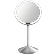 Kulaté kosmetické zrcadlo s osvětlením na stůl