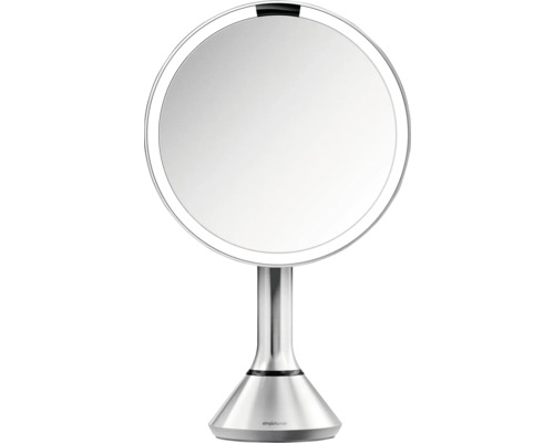 Kosmetické zrcadlo s osvětlením na stojanu