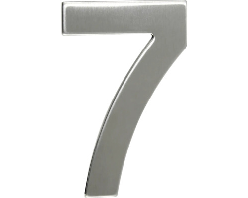 Domovní číslo 7 z kovu