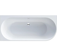 Oválná vana s přepadem a odtokem