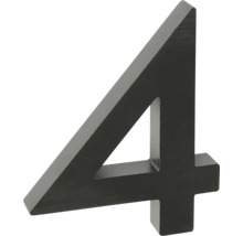 Číslo domu 4 ze dřeva