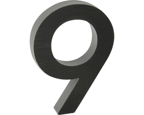 Číslo domu 9 z kovu