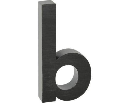 Hliníkové písm. B v „3D“ provedení RN.100LV.B.AL.CE Písmeno b pro tvorbu čísla domu