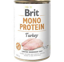 Brit Mono Protein psí konzerva s krůtím masem