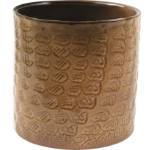 Dekorativní květináč s reliéfním vzorem pro vnitřní použití