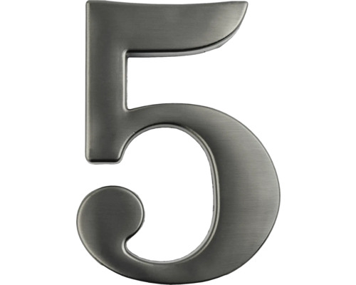 Domovní číslo 5 z kovu