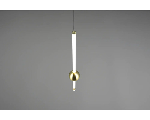 LED lustr TRIO TR 331510108 MELITA 6 W 600 lm 2300-4000K černý/zlatý Závěsné svítidlo s tyčovým tvarem a koulí