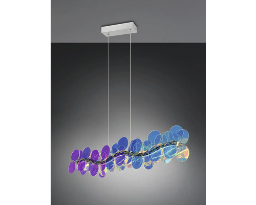 Závěsné svítidlo s kulatými plastovými prvky