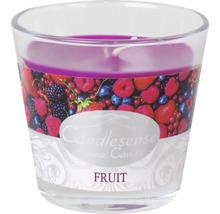 Vonná svíčka ve skle s ovocnou vůní