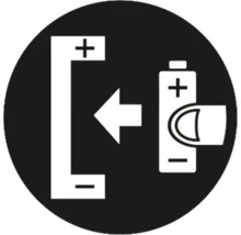 Symbol pro výměnu baterie