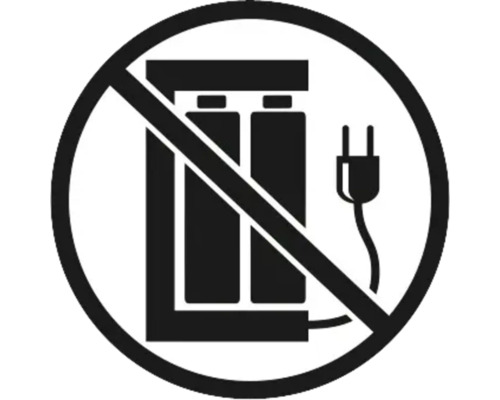 Symbol: Nepřipojovat k elektrické síti