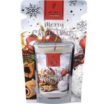 Vonná svíčka Artman Candles ve skle s vánočním motivem