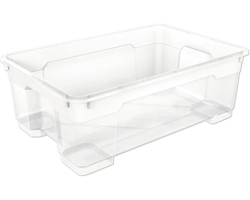 Průhledný úložný box z plastu