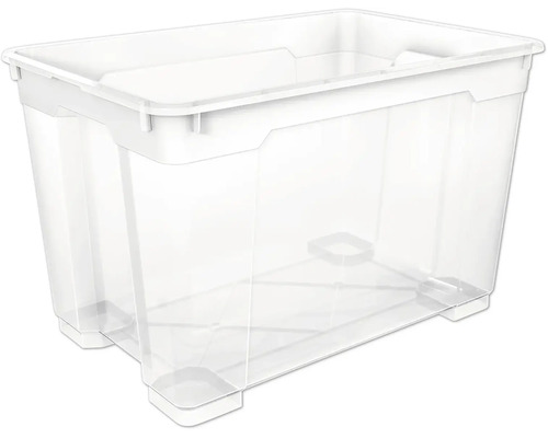 Průhledný plastový úložný box