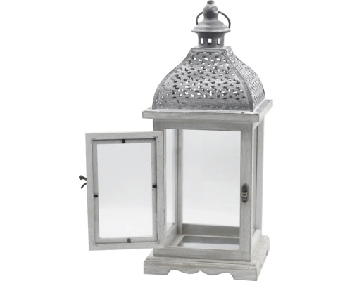 Dekorativní lucerna s otevřenými dvířky