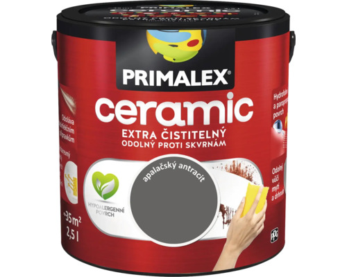 Kbelík interiérové barvy Primalex Ceramic, extra omyvatelná a odolná proti skvrnám