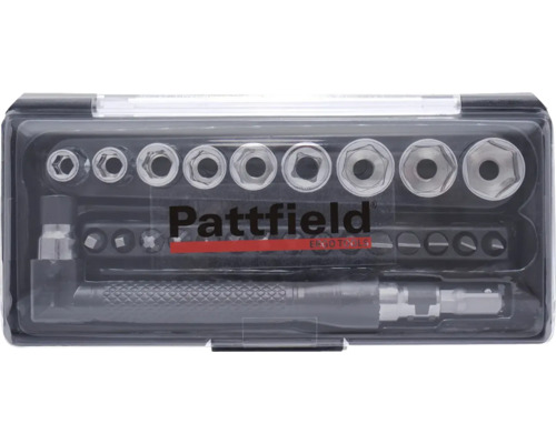 Sada nástrčných klíčů Pattfield v kufříku