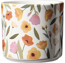 Květináč s květinovým vzorem