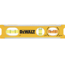 Vodováha DeWalt se třemi libelami