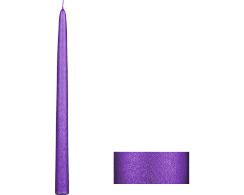 Dlouhá fialová svíčka