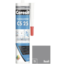 Ceresit Flexsilicone CS 25 sanitární a obkladový silikon, odstín basalt