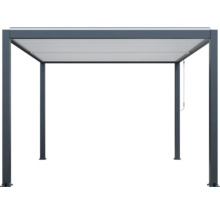 Volně stojící pergola s lamelovou střechou