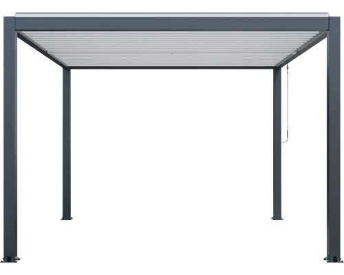 Volně stojící pergola s lamelovou střechou