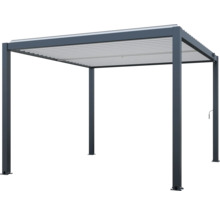 Pergola s lamelovou střechou pro venkovní použití