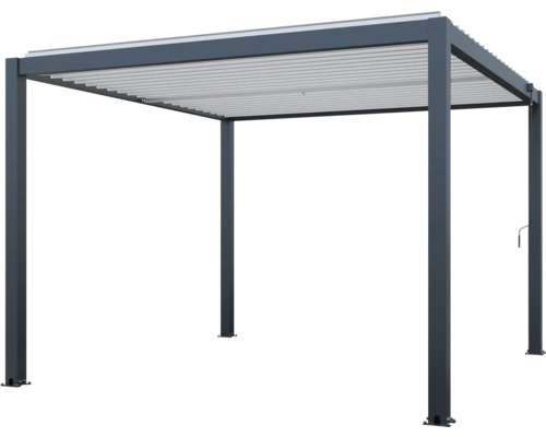 Pergola s lamelovou střechou pro venkovní použití