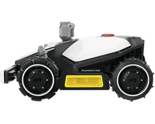 Robotická sekačka s hrubými pneumatikami