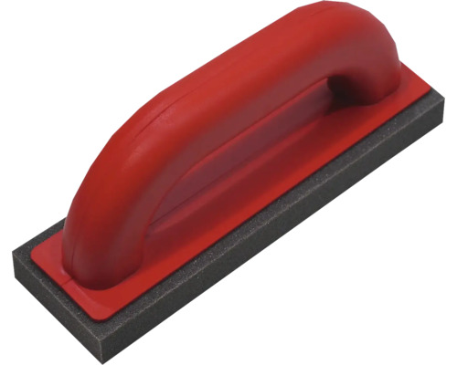 Hladítko plastové Duren 220 x 65/20 mm Hladítko se houbou a červenou rukojetí