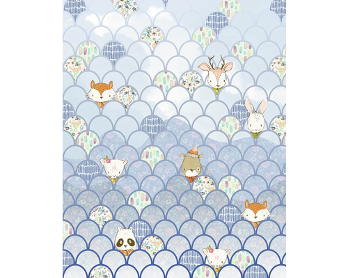 Tapeta s motivy zvířat a designem mušlí