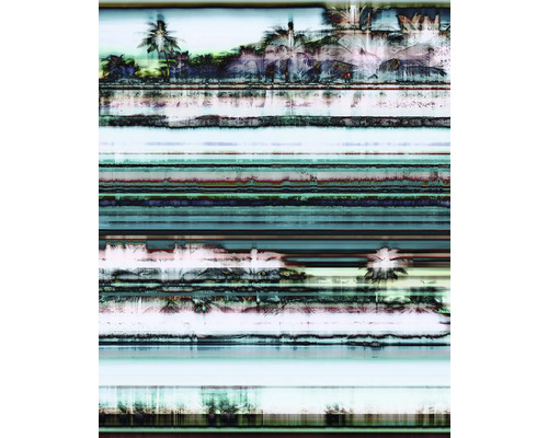 Dekorativní nástěnná malba s motivem palmy