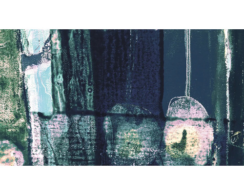 Abstraktní malba na plátně