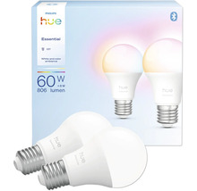 Philips Hue Essential E27 LED žárovka, 2 kusy