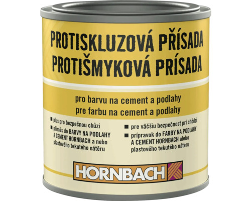Protiskluzová přísada Hornbach do cementové barvy a podlah
