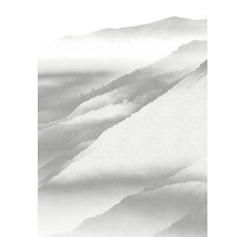 Ilustrace hor v mlze