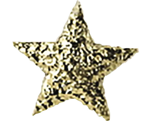 Závěsná vánoční dekorace hvězda METAL kov zlatá 10x10x2 cm Dekorace ve tvaru hvězdy